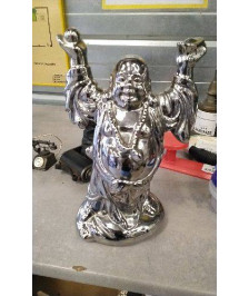 DECO BOUDDHA ARGENTE
