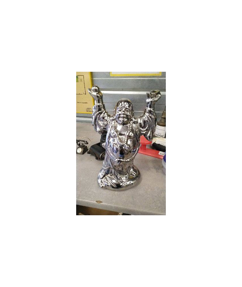 DECO BOUDDHA ARGENTE