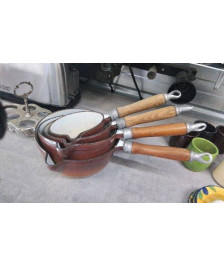 CASSEROLES ANCIENNES X4 EN L’ETAT