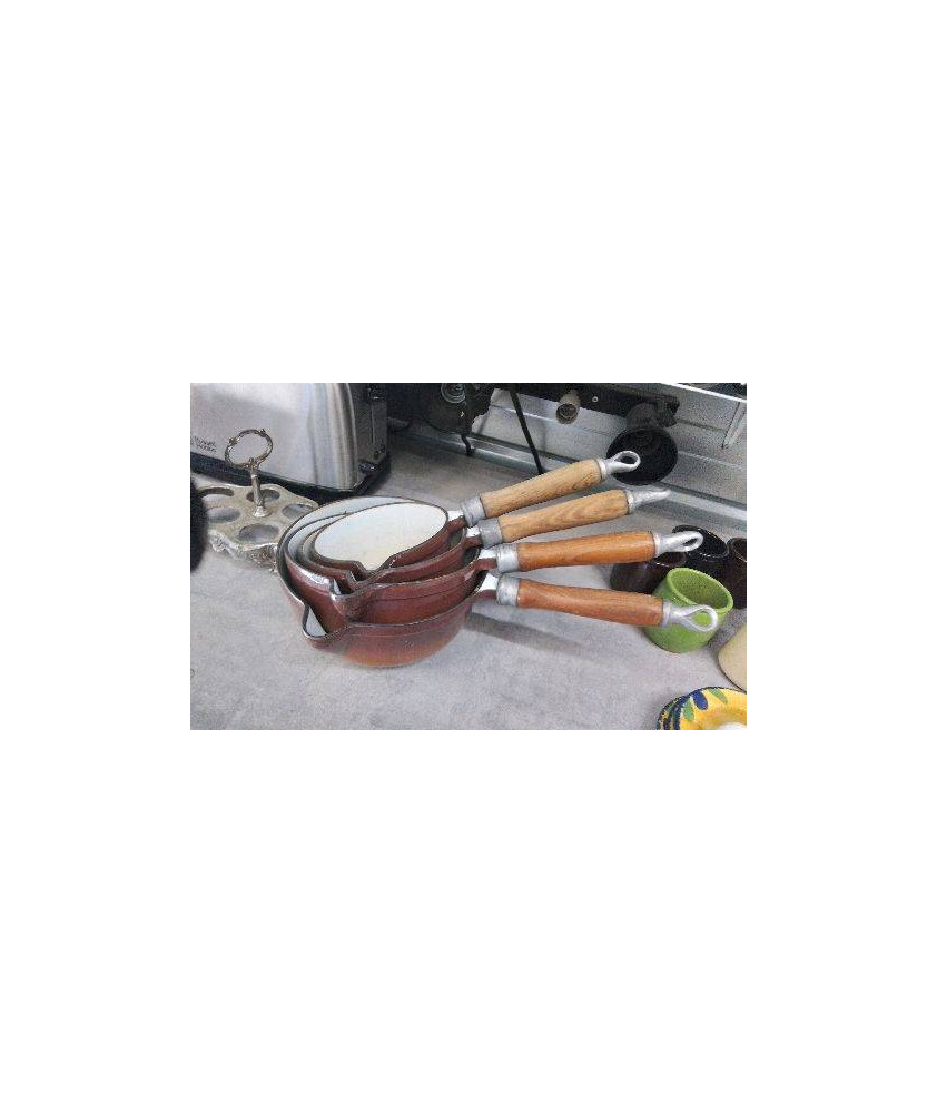 CASSEROLES ANCIENNES X4 EN L’ETAT