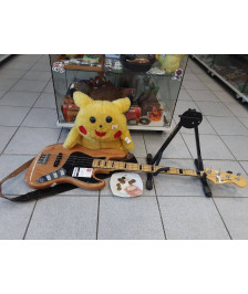 GUITARE BASSE SQUIER JAZZ BASS (LEGER JEU SUR 3E POTARD)