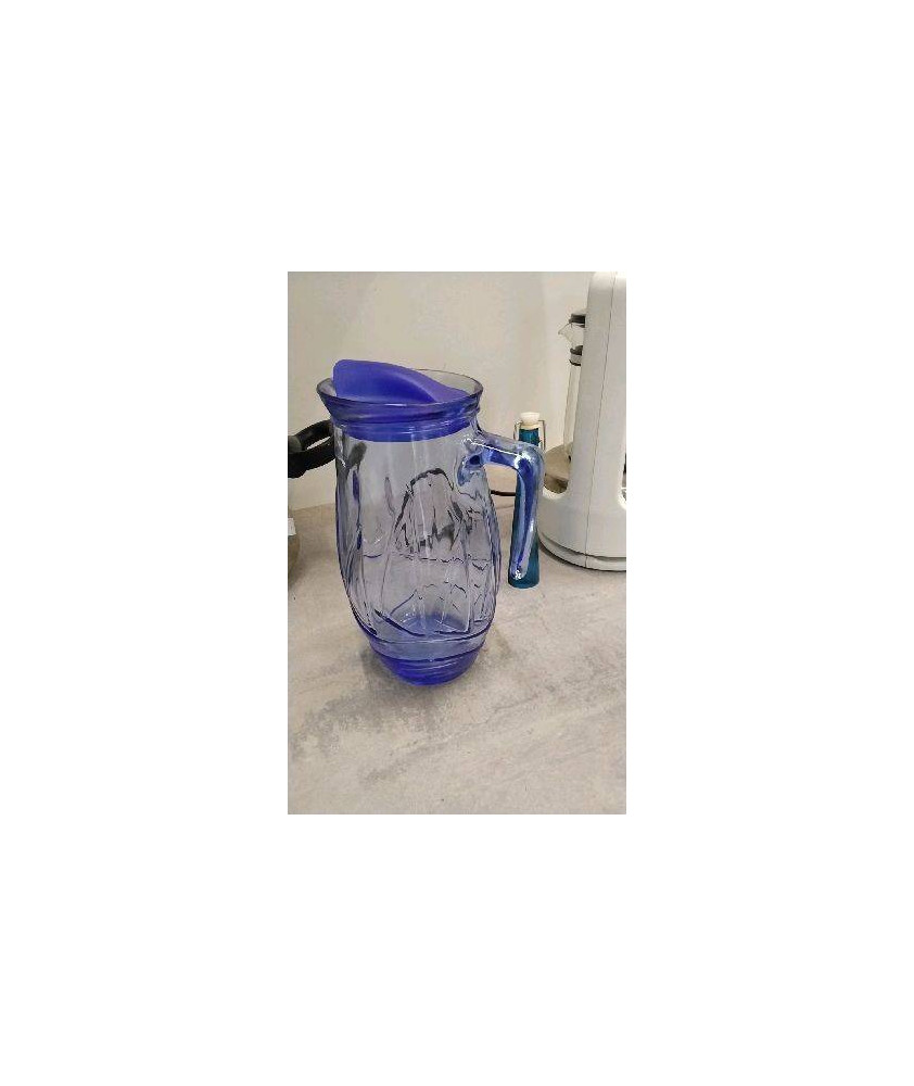 PICHET VERRE BLEU 