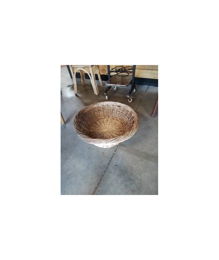 CORBEILLE RONDE VANNERIE 