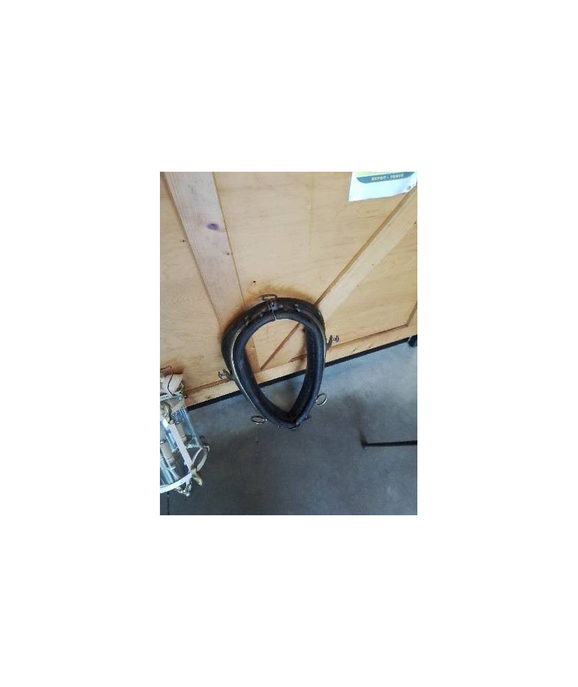 COLLIER DE CHEVAL CUIR ET LAITON