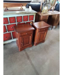 CHEVET 1 PORTE 1 TIROIR STYLE LOUIS PHILIPPE 