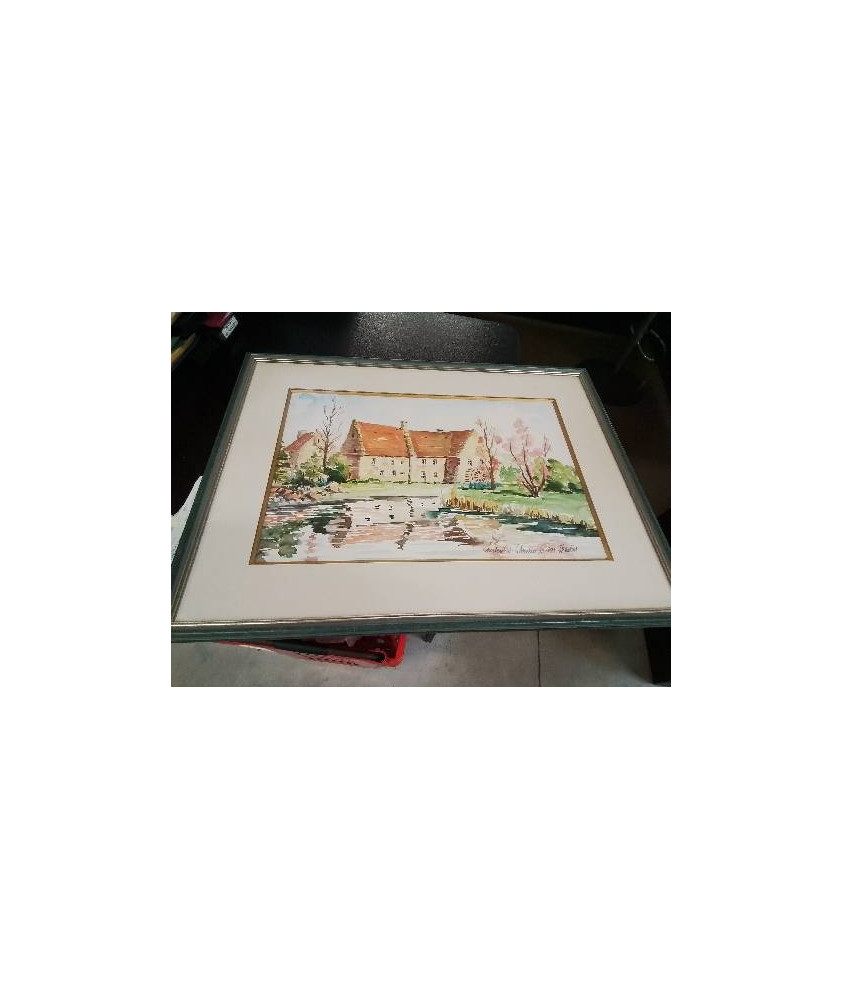 AQUARELLE LE MOULIN DE COURSELLES