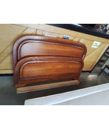 LIT  CINTRE BOIS CLAIR STYLE LOUIS PHILIPPE 140X190 