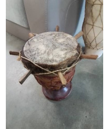 DJEMBÉ BOIS SCULPTÉ MARTINIQUE