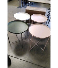 TABLE BASSE RONDE COULEUR 
