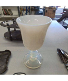 VERRE OPALINE BLANC