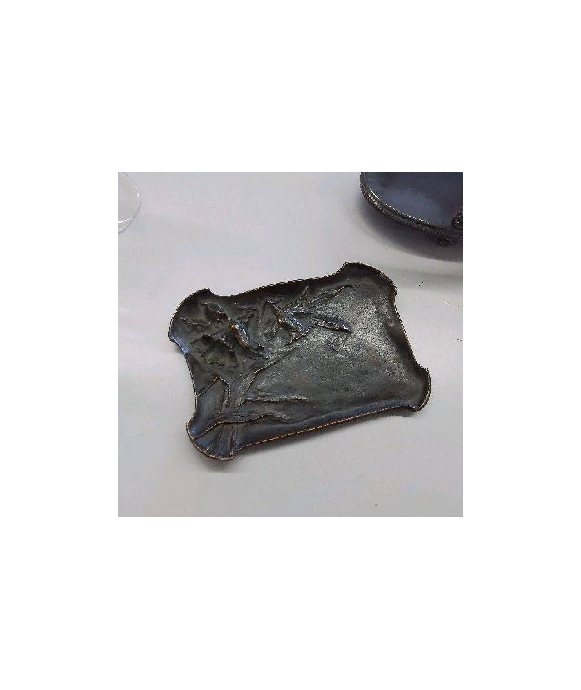 VIDE POCHE BRONZE ART NOUVEAU