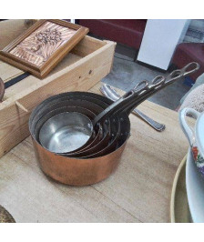 5 CASSEROLES LES CUIVRES DE FAUCOGNEY