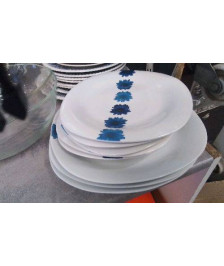 ASSIETTES FLEURS BLEUES LE LOT