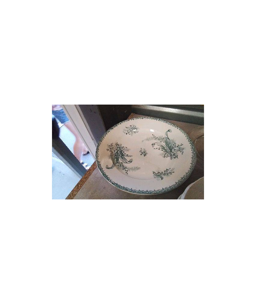 ASSIETTE DECOR MUGUET