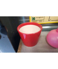 CACHE POT ROUGE
