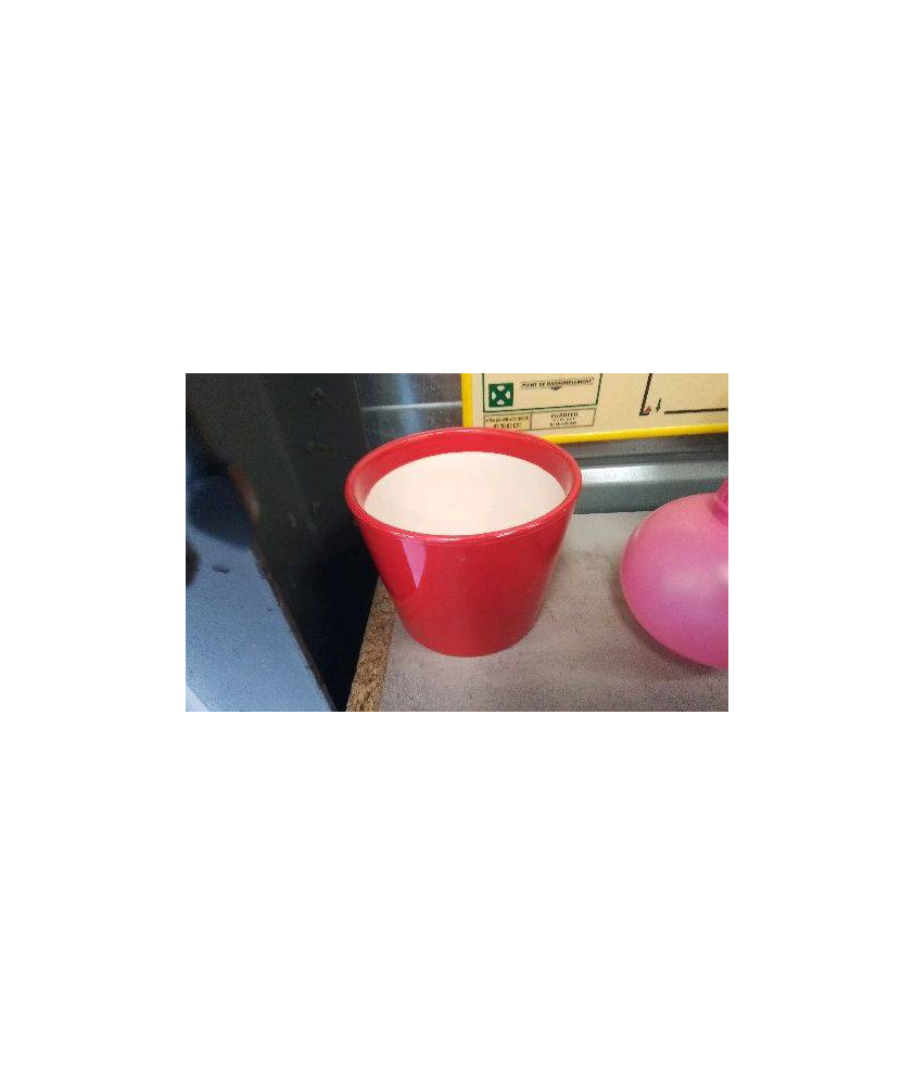 CACHE POT ROUGE