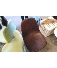CHAISE SIMILI CUIR 