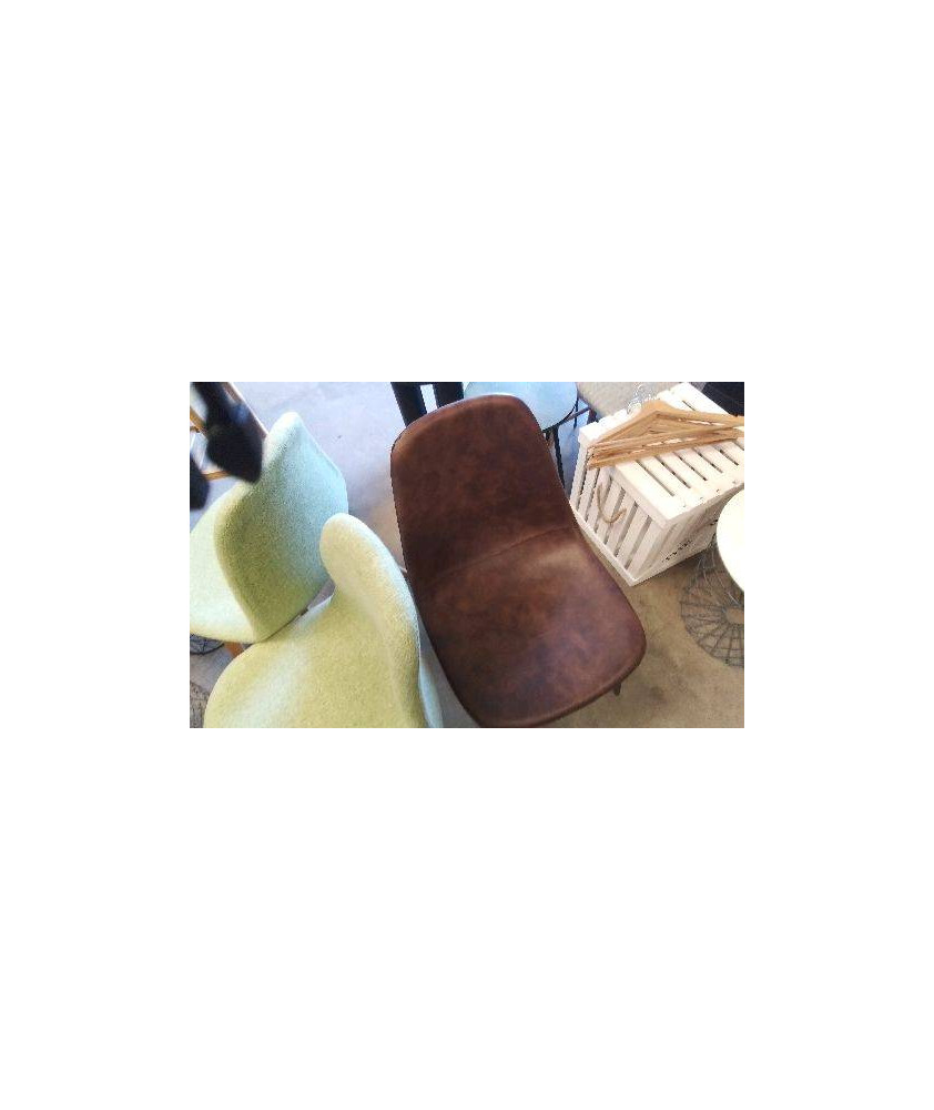 CHAISE SIMILI CUIR 