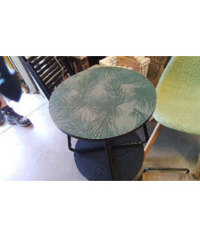 TABLE D’APPOINT MOTIF VERT