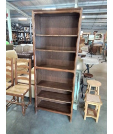 BIBLIOTHÈQUE BOIS CHANTOURNÉ 6 NICHES STYLE RÉGENCE 