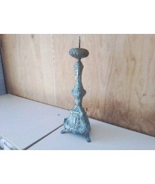 CANDÉLABRE EN ETAIN