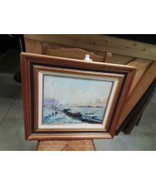 HUILE SUR TOILE PENICHES 