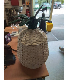 PANNIERE  VANNERIE ANANAS 
