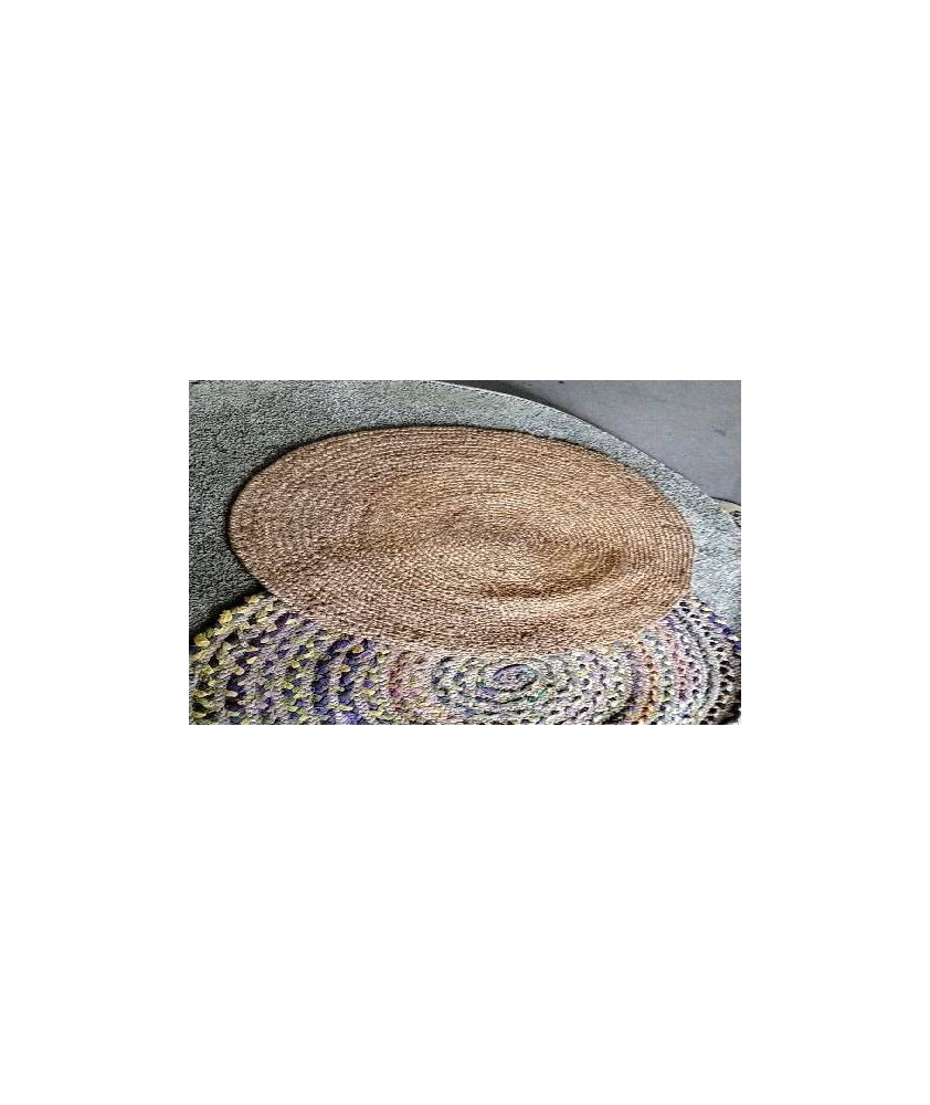 TAPIS ROND PM - STYLE JONC DE MER