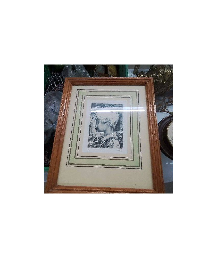 LITHOGRAPHIE ENFANT