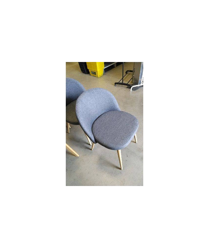 CHAISE TISSU GRIS