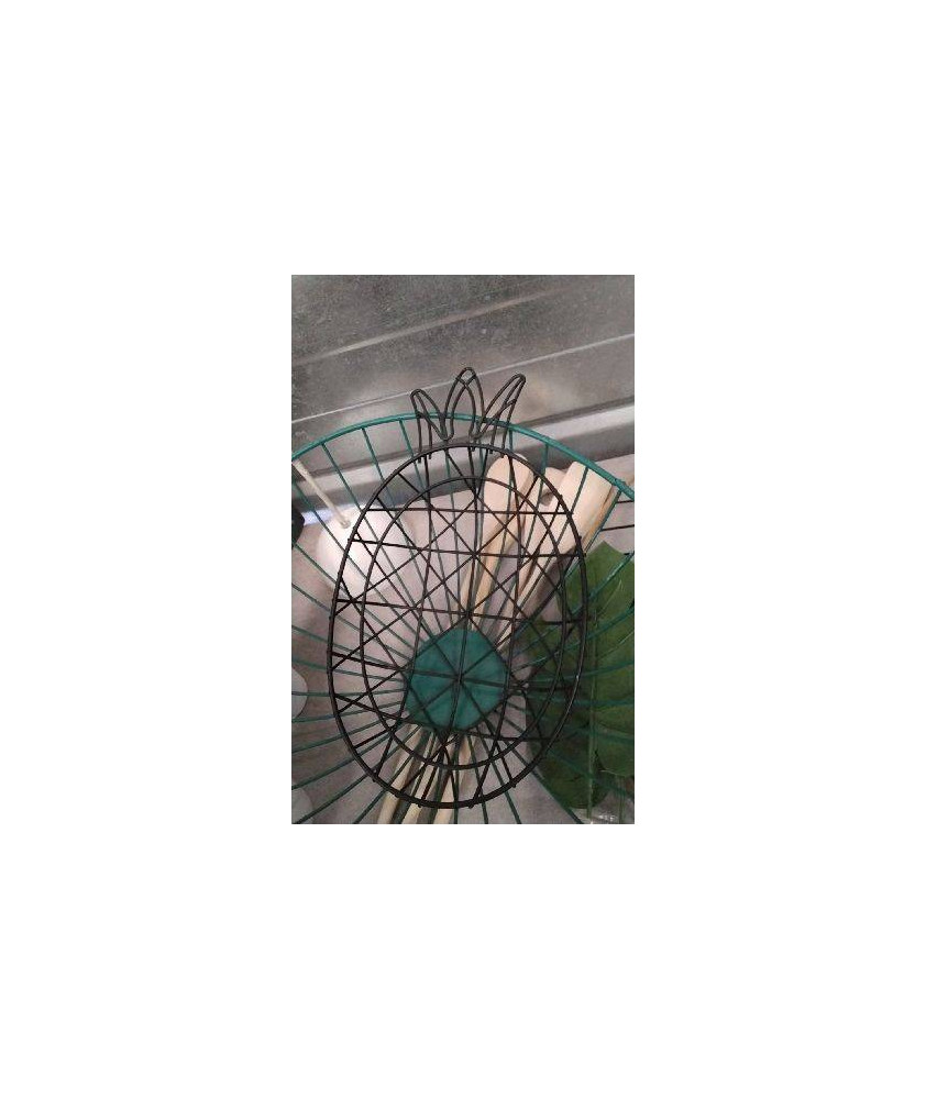 CORBEILLE METAL ANANAS