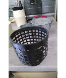 CACHE POT TRESSE NOIR