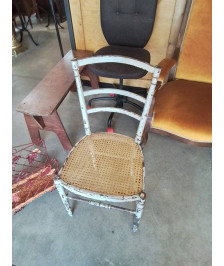 CHAISE BOIS CANNÉ NAPOLÉON III 