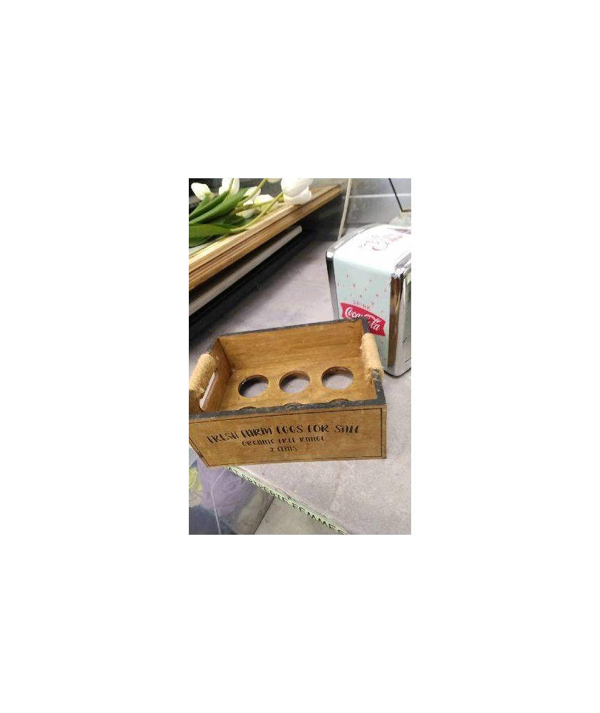 PANIER OEUFS BOIS