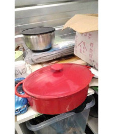 COCOTTE FONTE OVALE EN L’ETAT