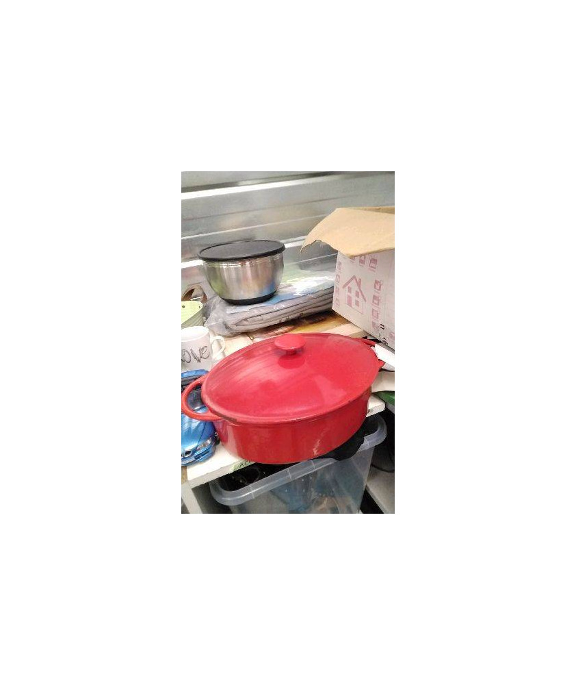 COCOTTE FONTE OVALE EN L’ETAT
