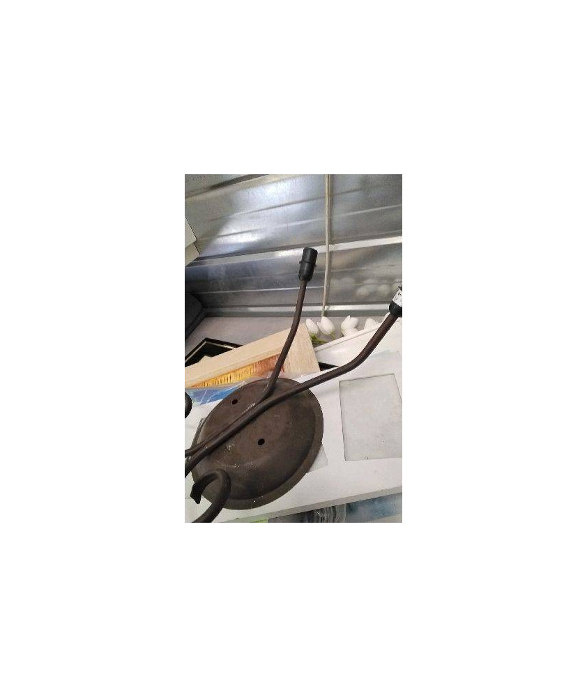 APPLIQUE METAL 2 BRANCHES 