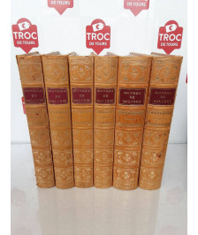 LIVRES OEUVRES DE MOLIERE INTEGRALE ILLUSTRÉ PAR OPPENOR BOUCHER ET BLONDEL