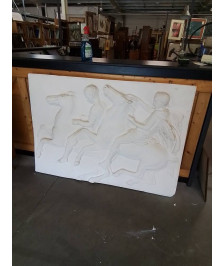REPRODUCTION BAS RELIEF GREC PLATRE 148X104,5CM