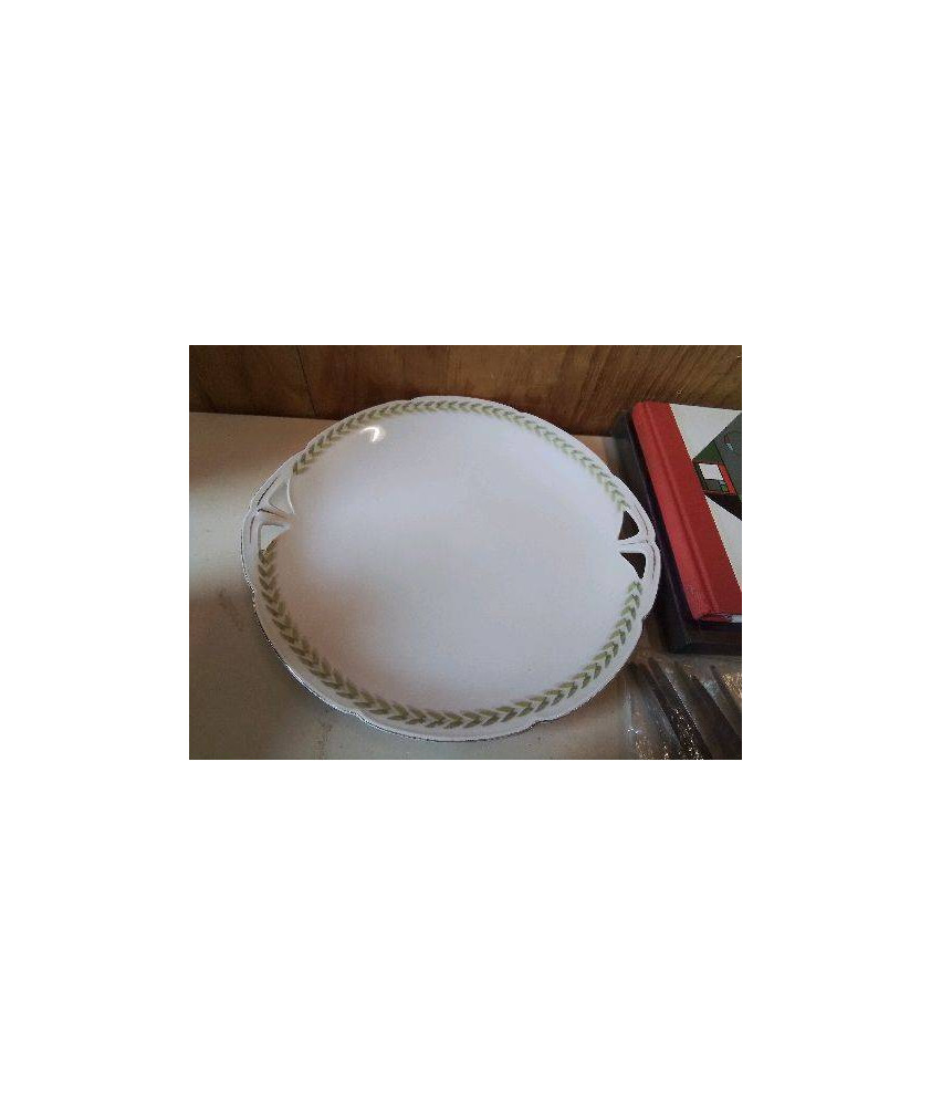 PLAT BLANC PORCELAINE DE LIMOGE 