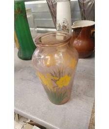 VASE PM FLEURS JAUNE