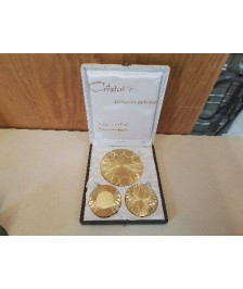 COFFRET DESSOUS DE VERRE ET BOUTEILLE 