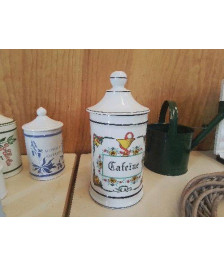 POT À PHARMACIE EN PORCELAINE 