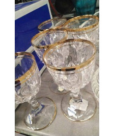 VERRE A PIED CRISTAL D’ARQUES LE LOT