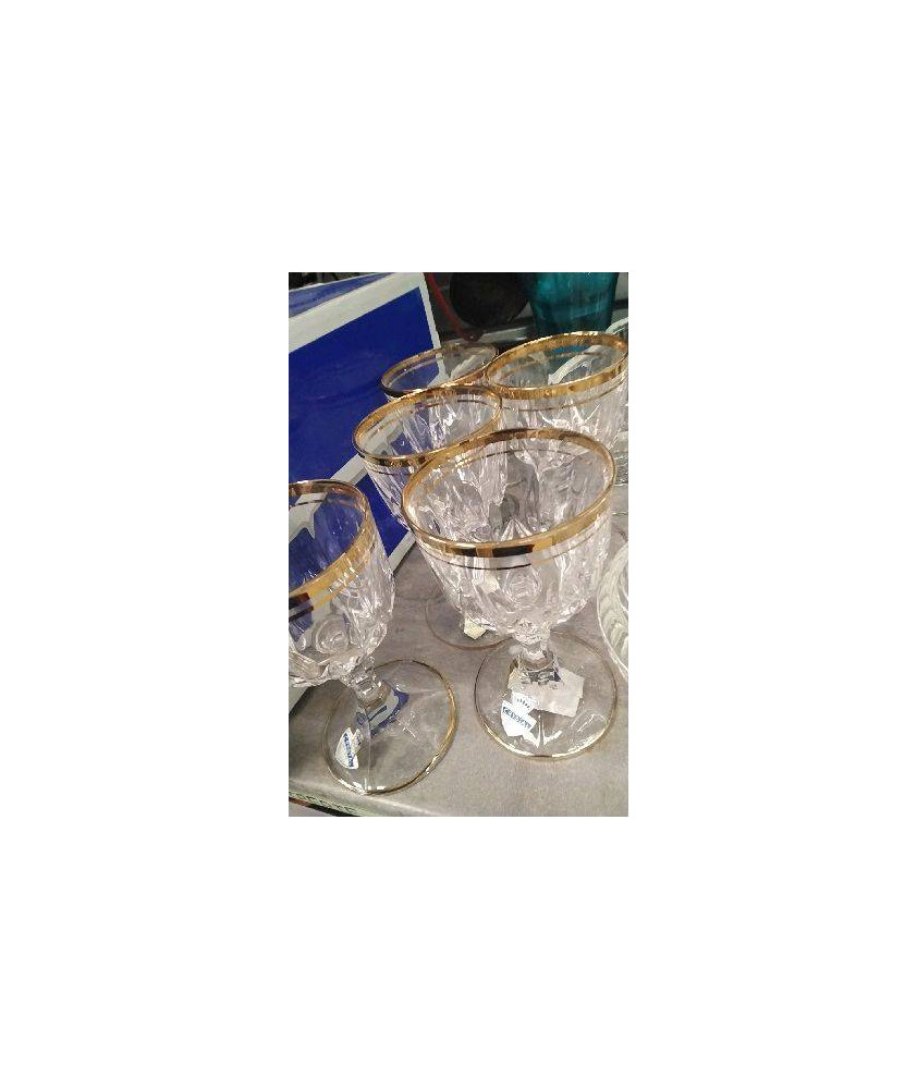 VERRE A PIED CRISTAL D’ARQUES LE LOT