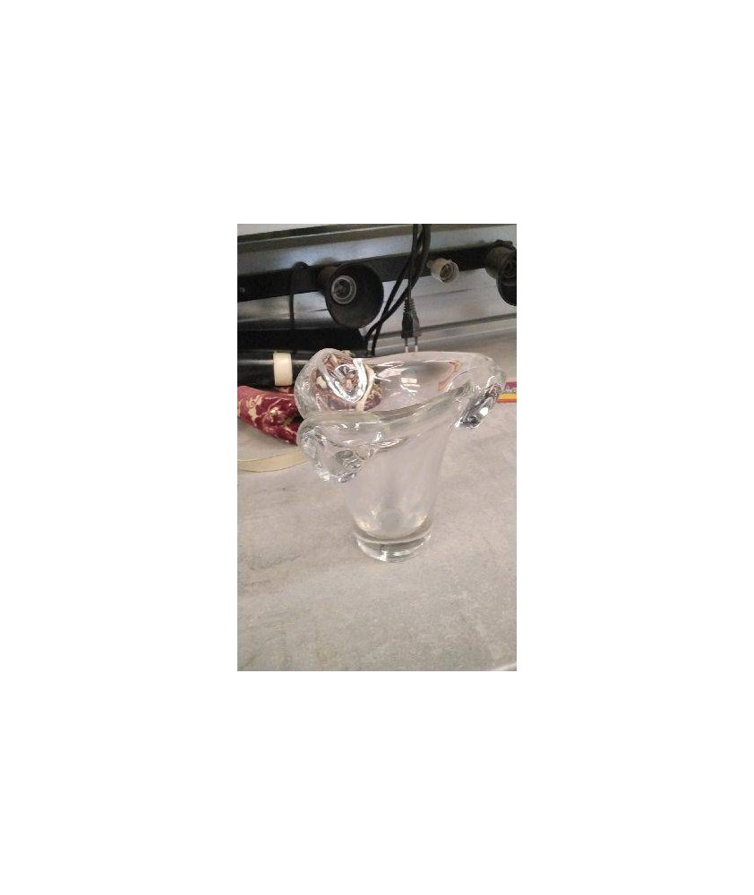 VASE VERRE SIGNE DAUM FRANCE 