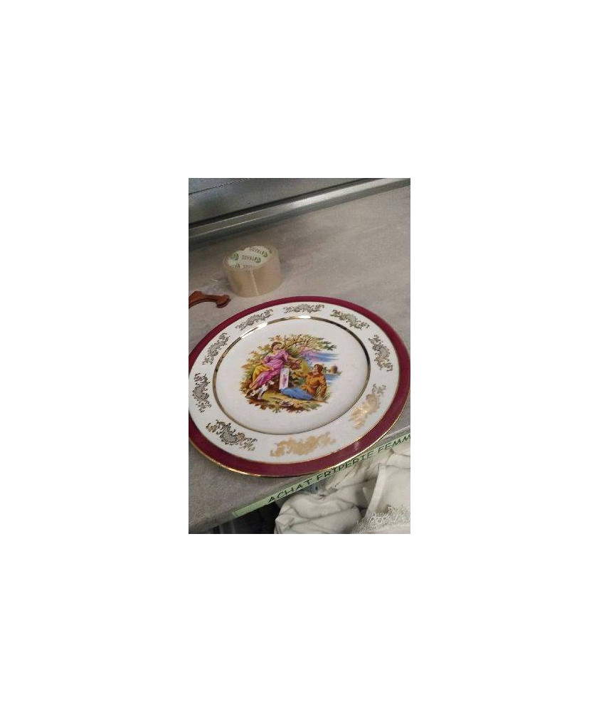 ASSIETTE LIMOGES 