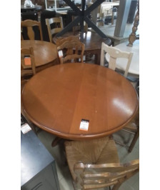 TABLE RONDE MERISIER + 1 ALL