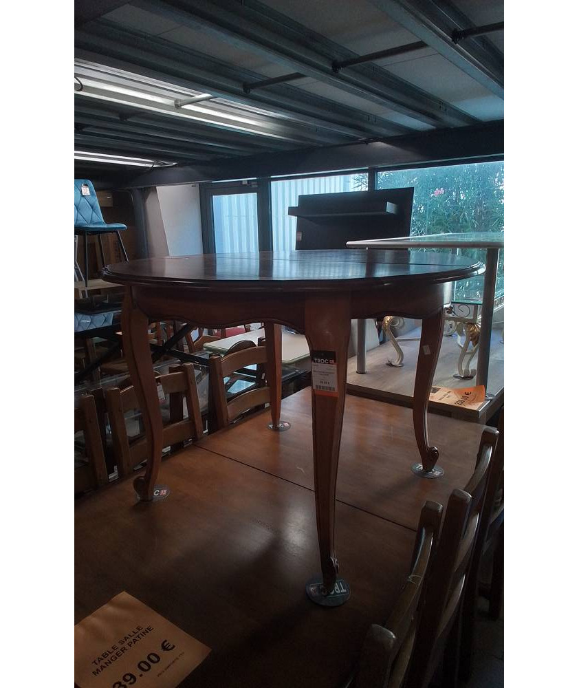 TABLE RONDE MERISIER +1 ALLONGE