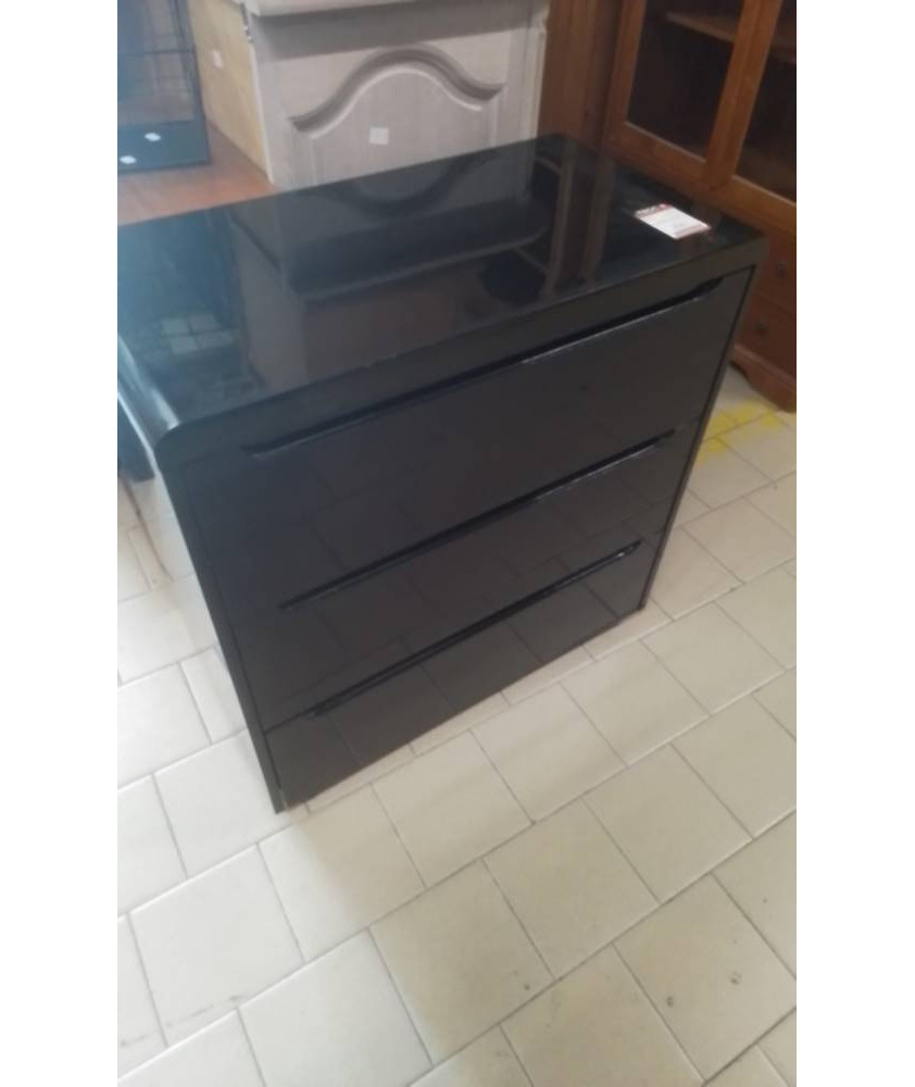 COMMODE 3T NOIRE